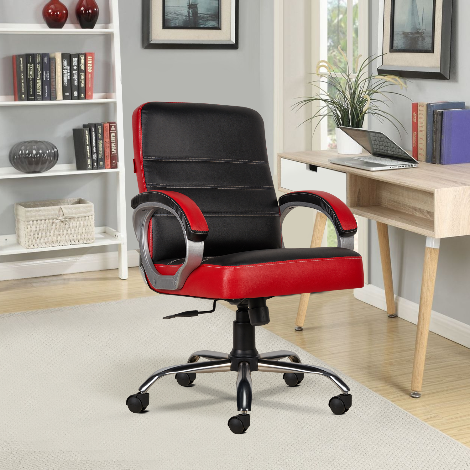CELLBELL C99 Apex Leatherette Mid-Back Boss Chair Cellbell