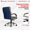 CELLBELL C99 Apex Leatherette Mid-Back Boss Chair Cellbell