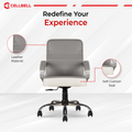 CELLBELL C99 Apex Leatherette Mid-Back Boss Chair Cellbell
