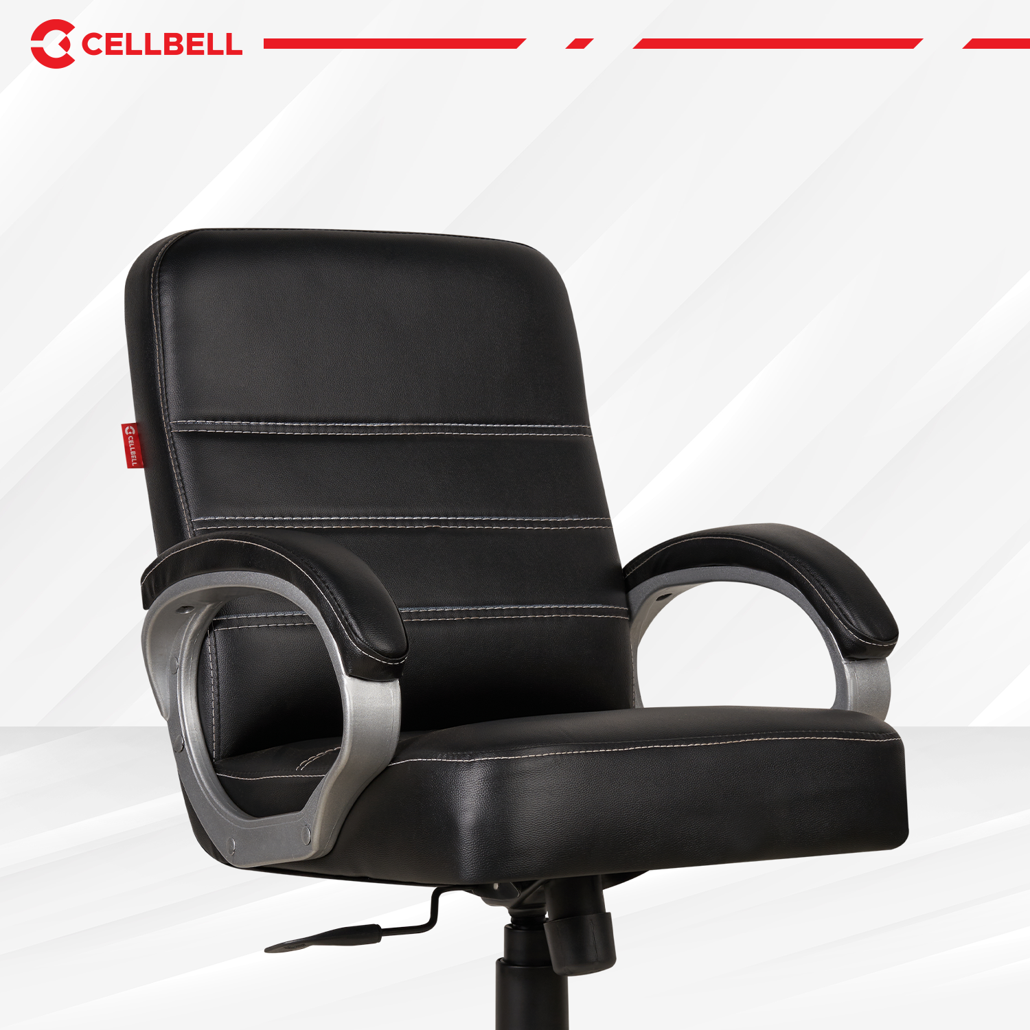 CELLBELL C99 Apex Leatherette Mid-Back Boss Chair Cellbell