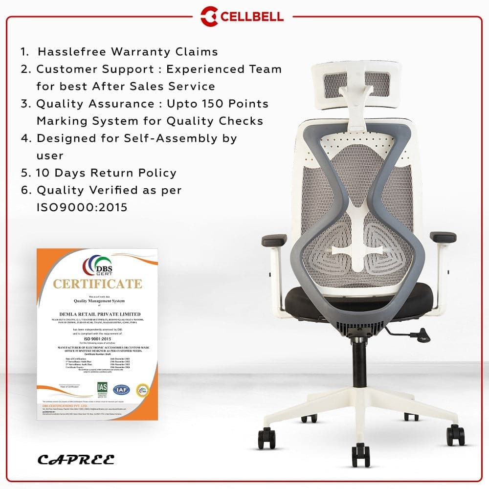 Capree C190 Mesh Office Executive Chair CellBell