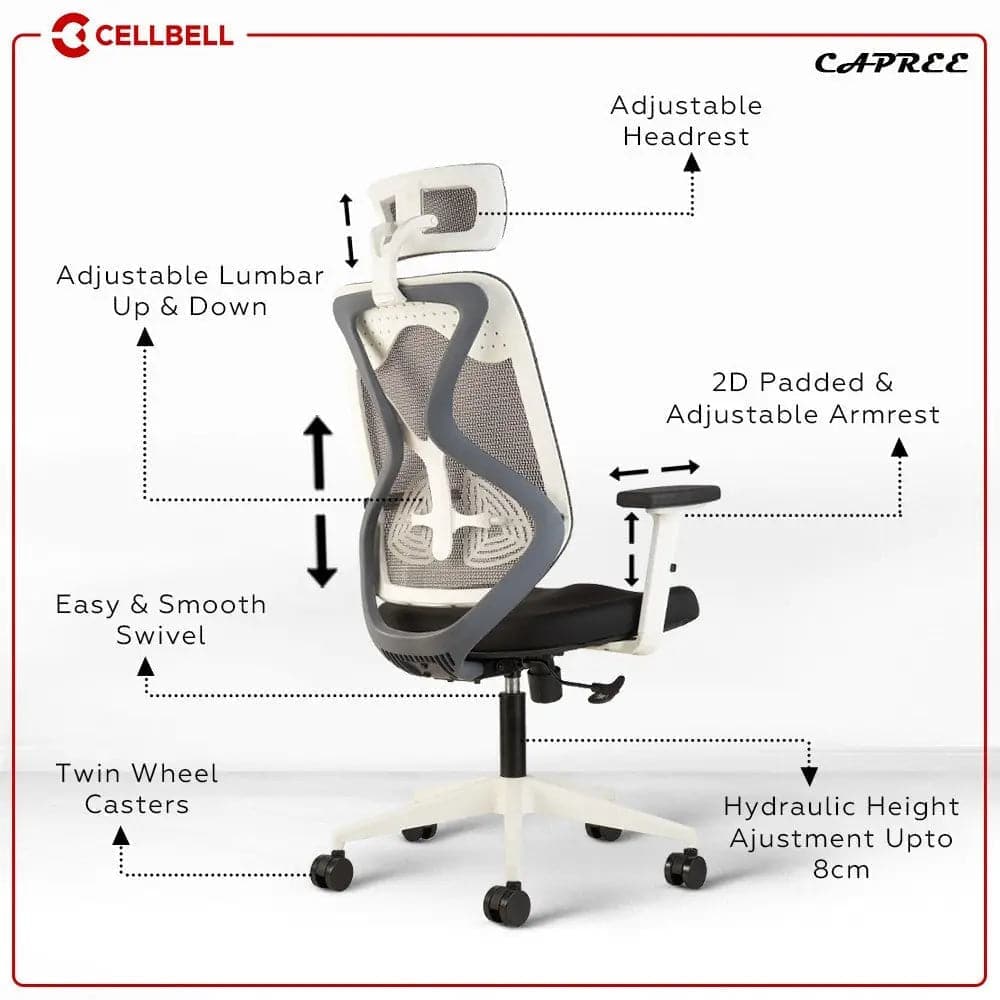 Capree C190 Mesh Office Executive Chair CellBell
