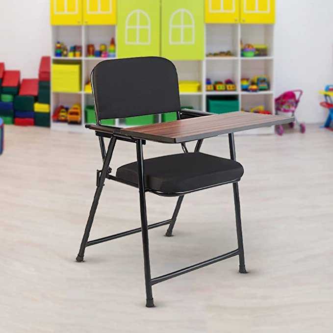 Laika C62 Folding Study Chair with Cushion and Writing Pad CellBell