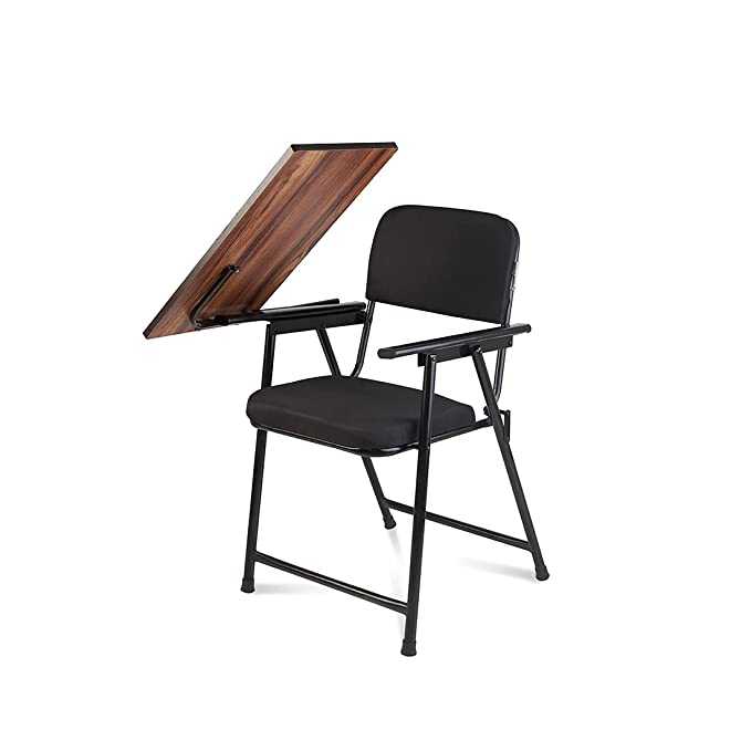 Laika C62 Folding Study Chair with Cushion and Writing Pad CellBell