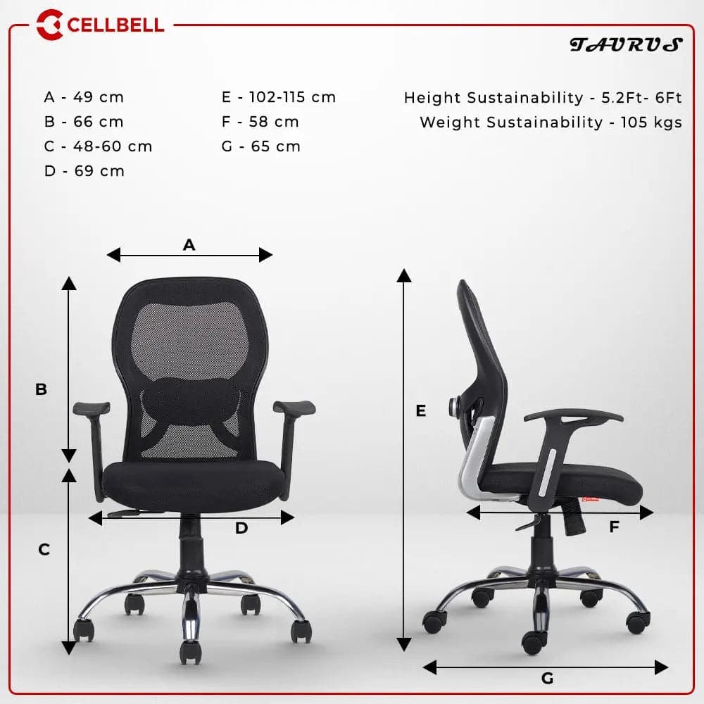Taurus C100 Lite Executive Office Chair Cellbell