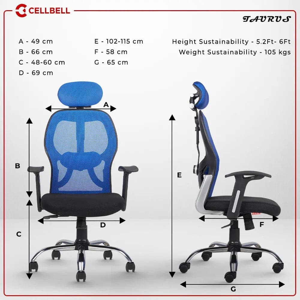 Taurus C100 Lite Executive Office Chair Cellbell
