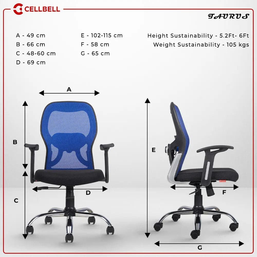 Taurus C100 Lite Executive Office Chair Cellbell