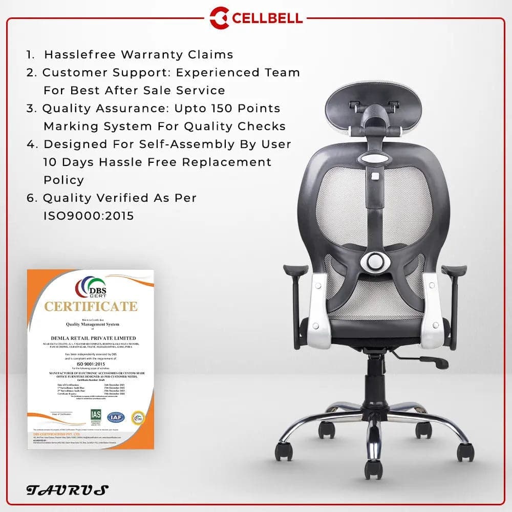 Taurus C100 Lite Executive Office Chair Cellbell