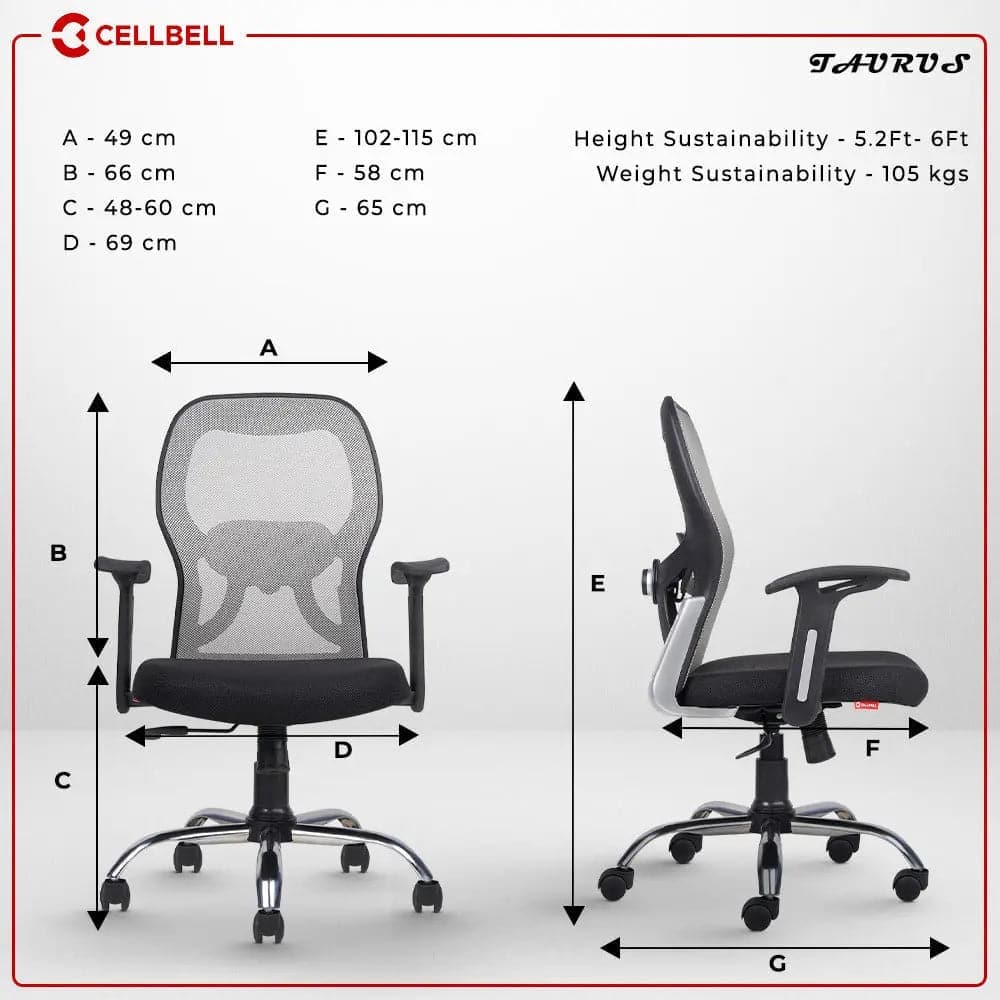 Taurus C100 Lite Executive Office Chair Cellbell