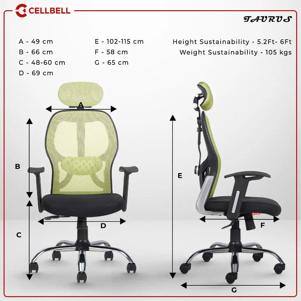 Taurus C100 Lite Executive Office Chair Cellbell