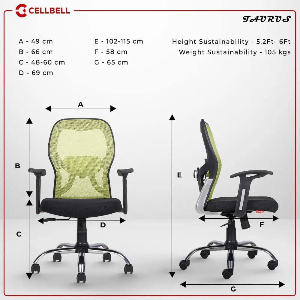 Taurus C100 Lite Executive Office Chair Cellbell