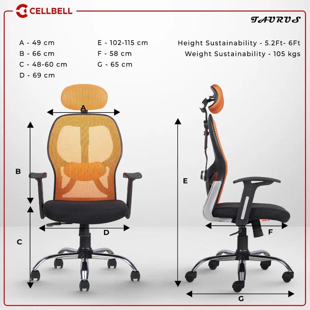 Taurus C100 Lite Executive Office Chair Cellbell