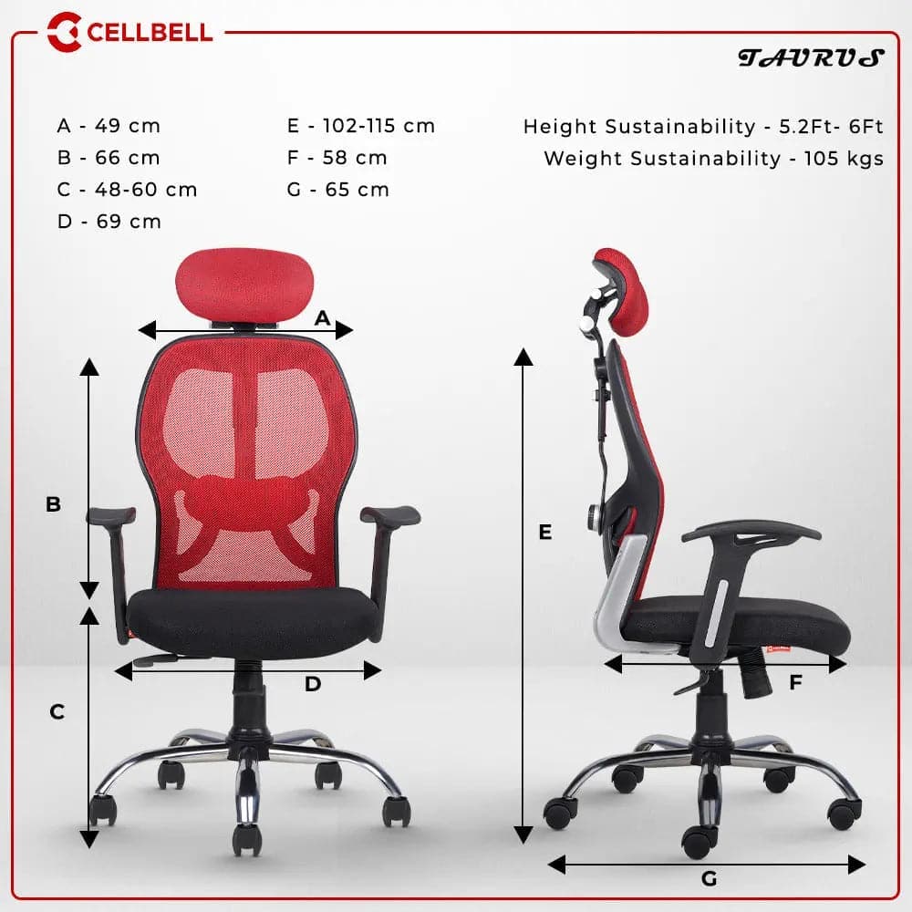 Taurus C100 Lite Executive Office Chair Cellbell