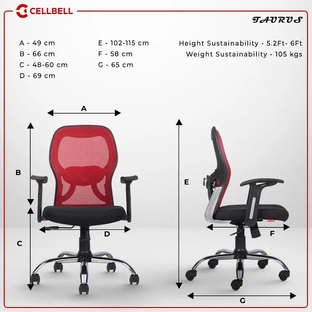 Taurus C100 Lite Executive Office Chair Cellbell