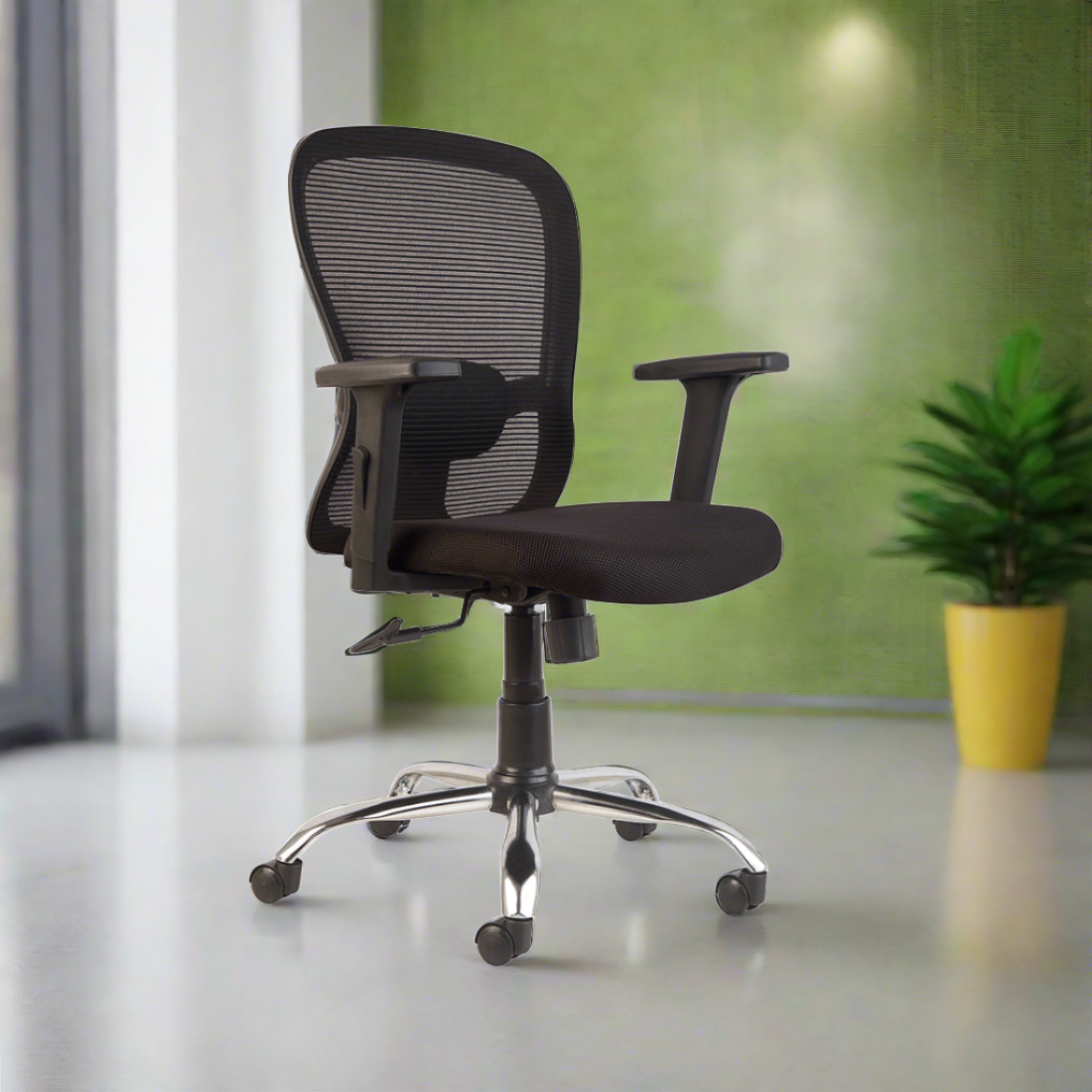 Aries C160 Mesh Office Chair [BLACK] CellBell