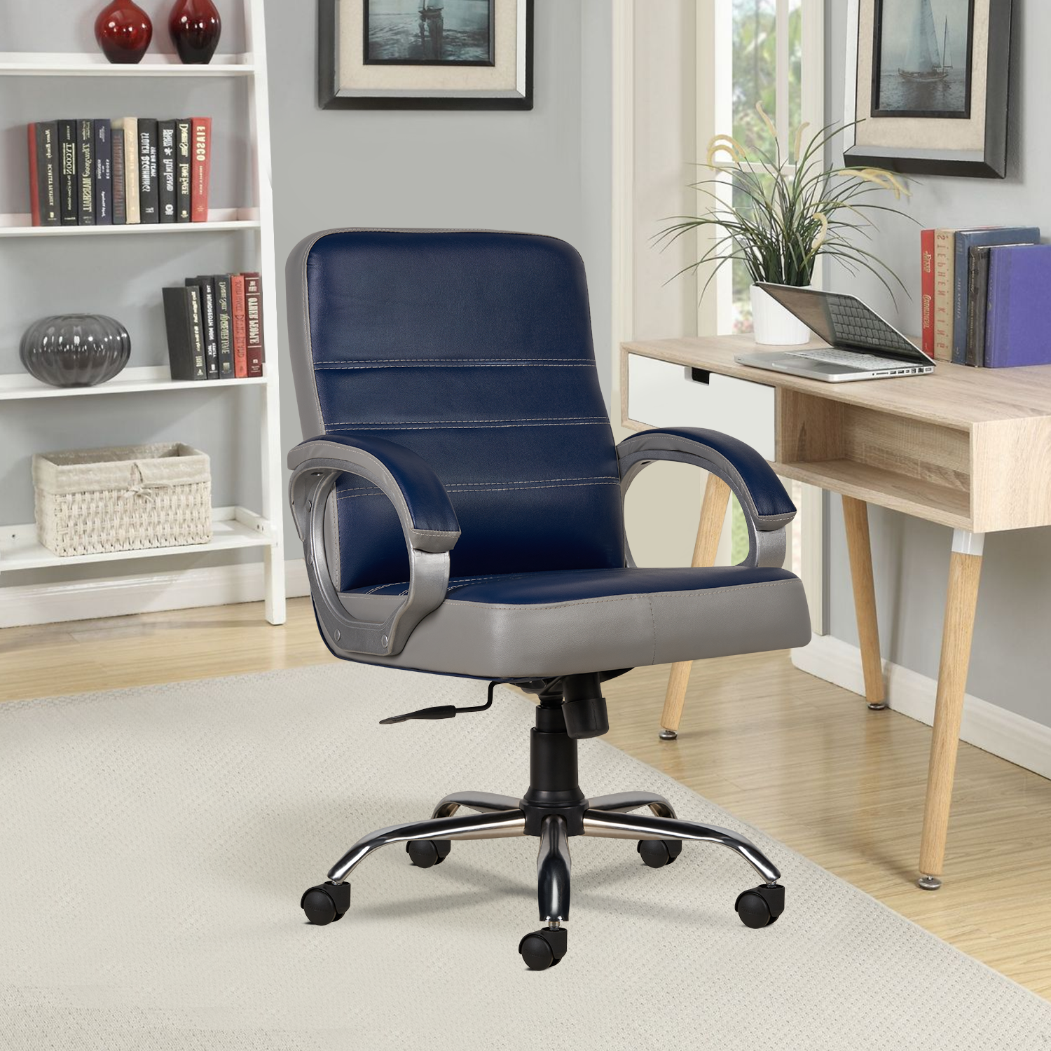 CELLBELL C99 Apex Leatherette Mid-Back Boss Chair Cellbell