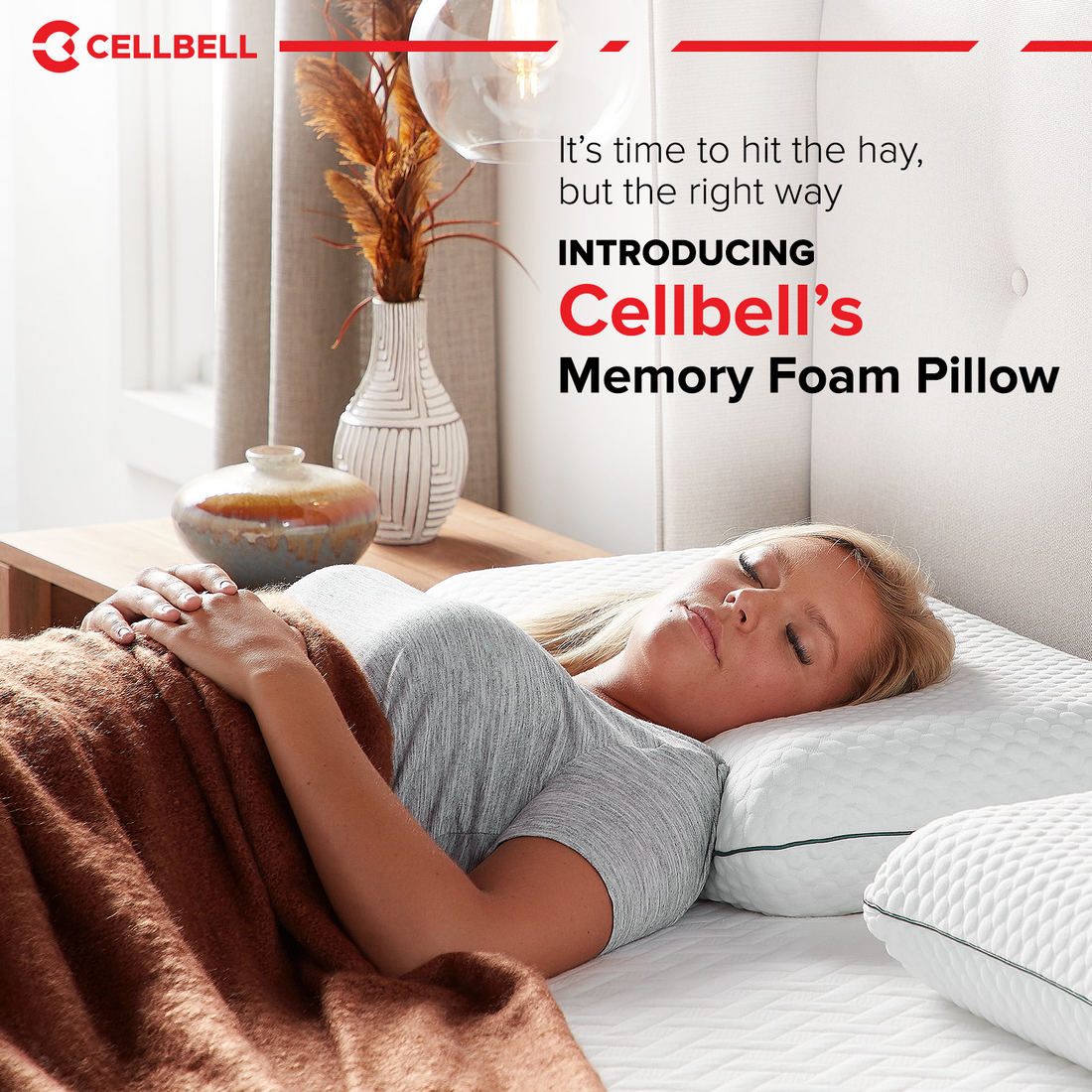 Cellbell Memory Foam Pillow CellBell