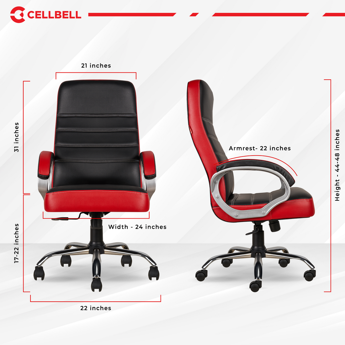 CELLBELL C99 Apex High Back Leatherette Boss Chair