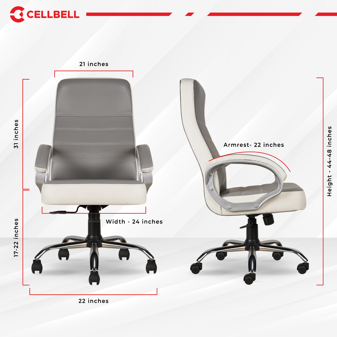 CELLBELL C99 Apex High Back Leatherette Boss Chair