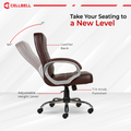 CELLBELL C99 Apex Leatherette Mid-Back Boss Chair Cellbell