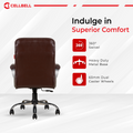 CELLBELL C99 Apex Leatherette Mid-Back Boss Chair Cellbell