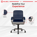 CELLBELL C99 Apex Leatherette Mid-Back Boss Chair Cellbell