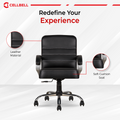 CELLBELL C99 Apex Leatherette Mid-Back Boss Chair Cellbell