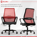 CELLBELL Desire Pro Mid Back Mesh Office Chair CellBell