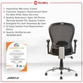 Aries C160 Mesh Mid back Office Chair [BLACK] Cellbell