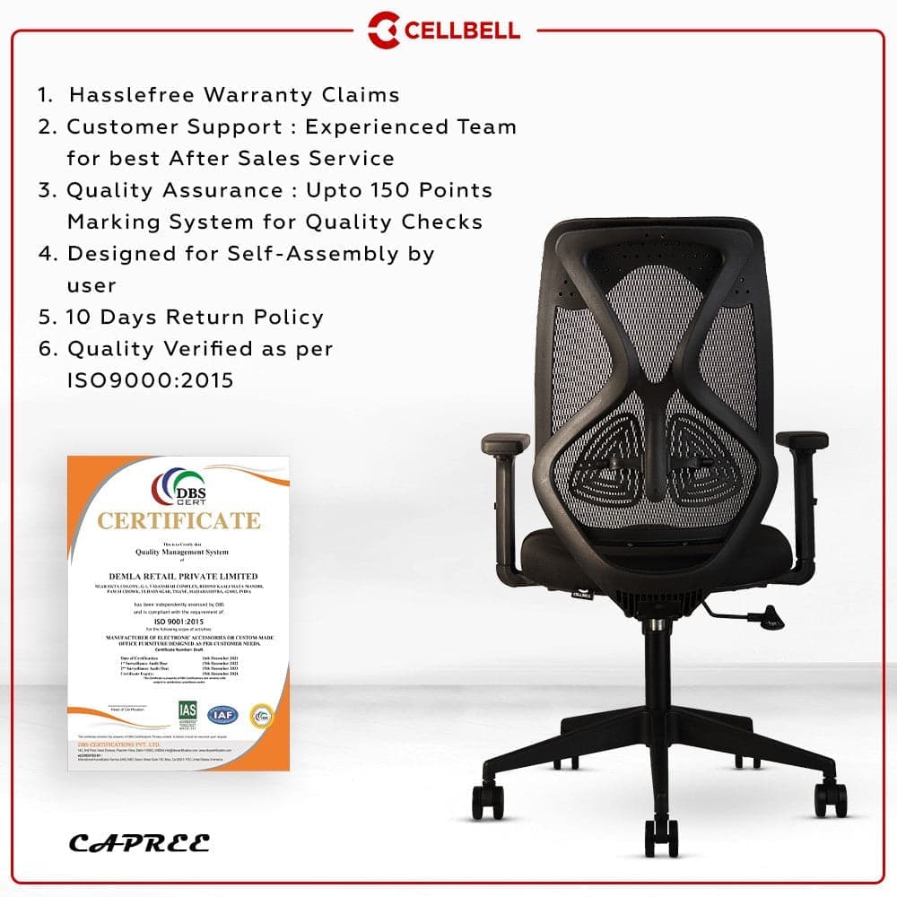 Capree C190 Mesh Office Executive Chair CellBell