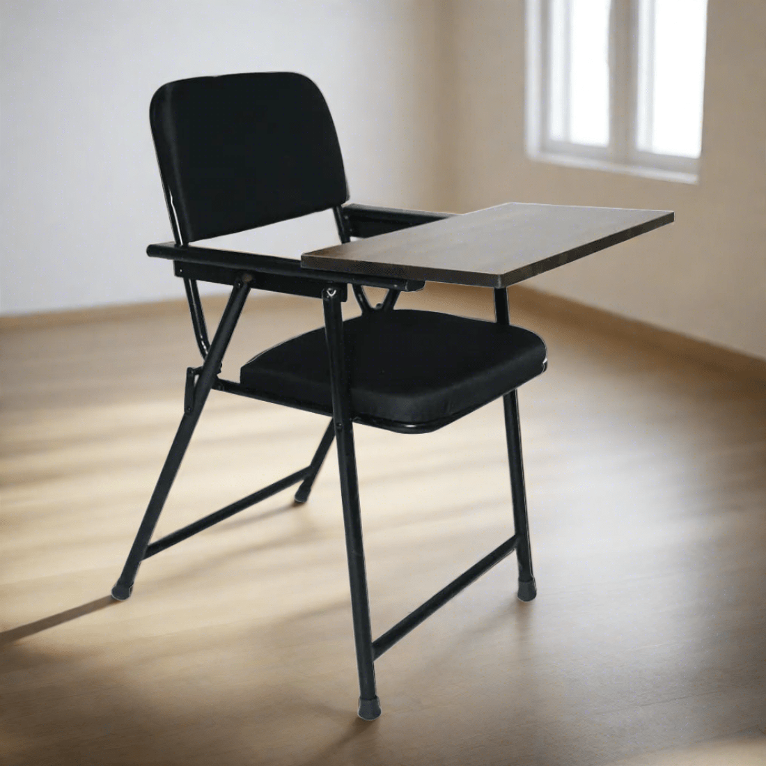 Folding writing chair with full pad sale