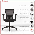 Leo C110 (JAZZ) Mesh Executive Mid Back Office Chair Cellbell