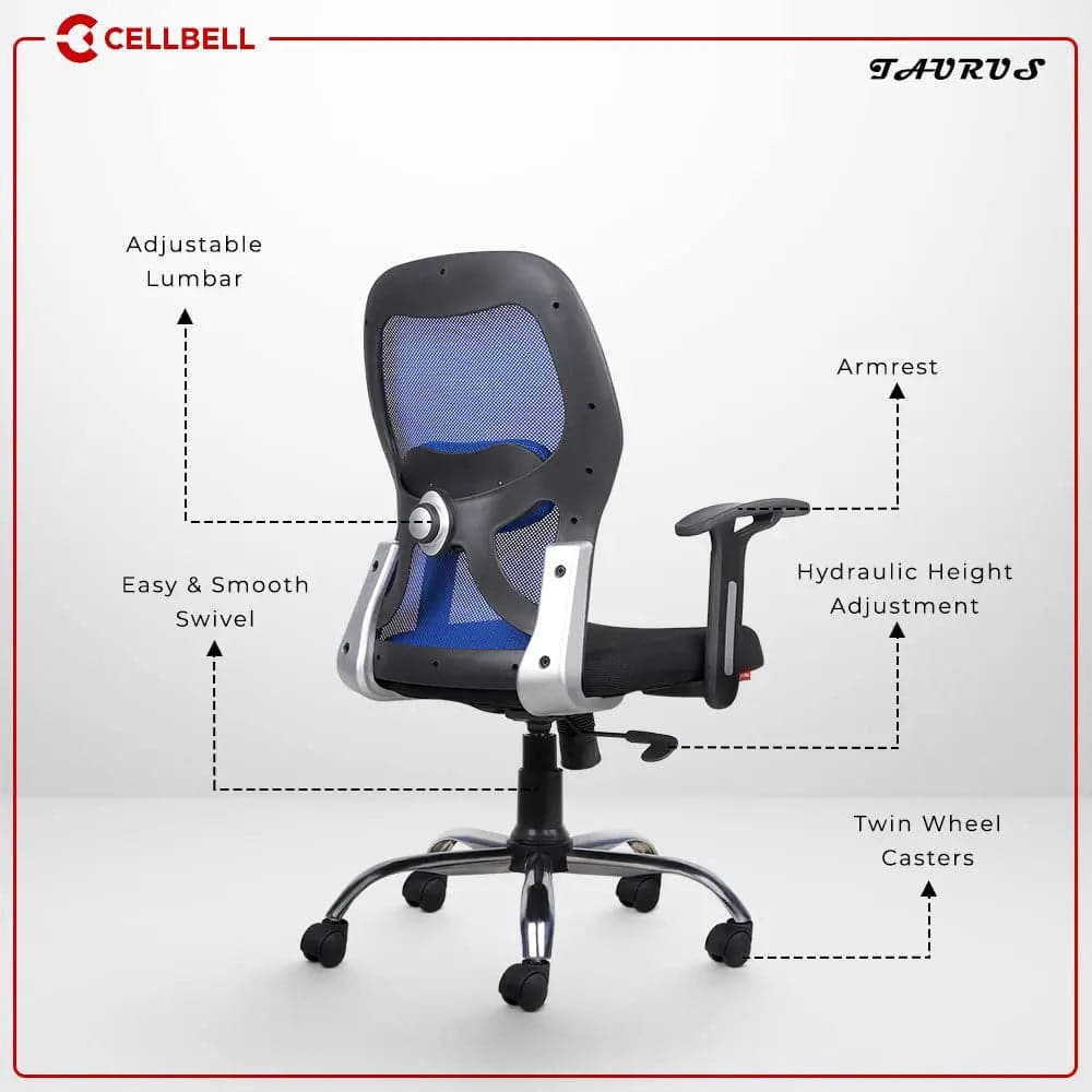 Taurus C100 Lite Executive Mid Back Office Chair Cellbell