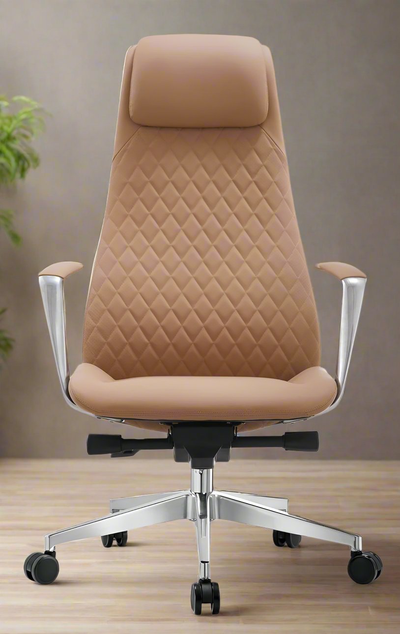 Crystal Luxury Chair [Beige] Cellbell