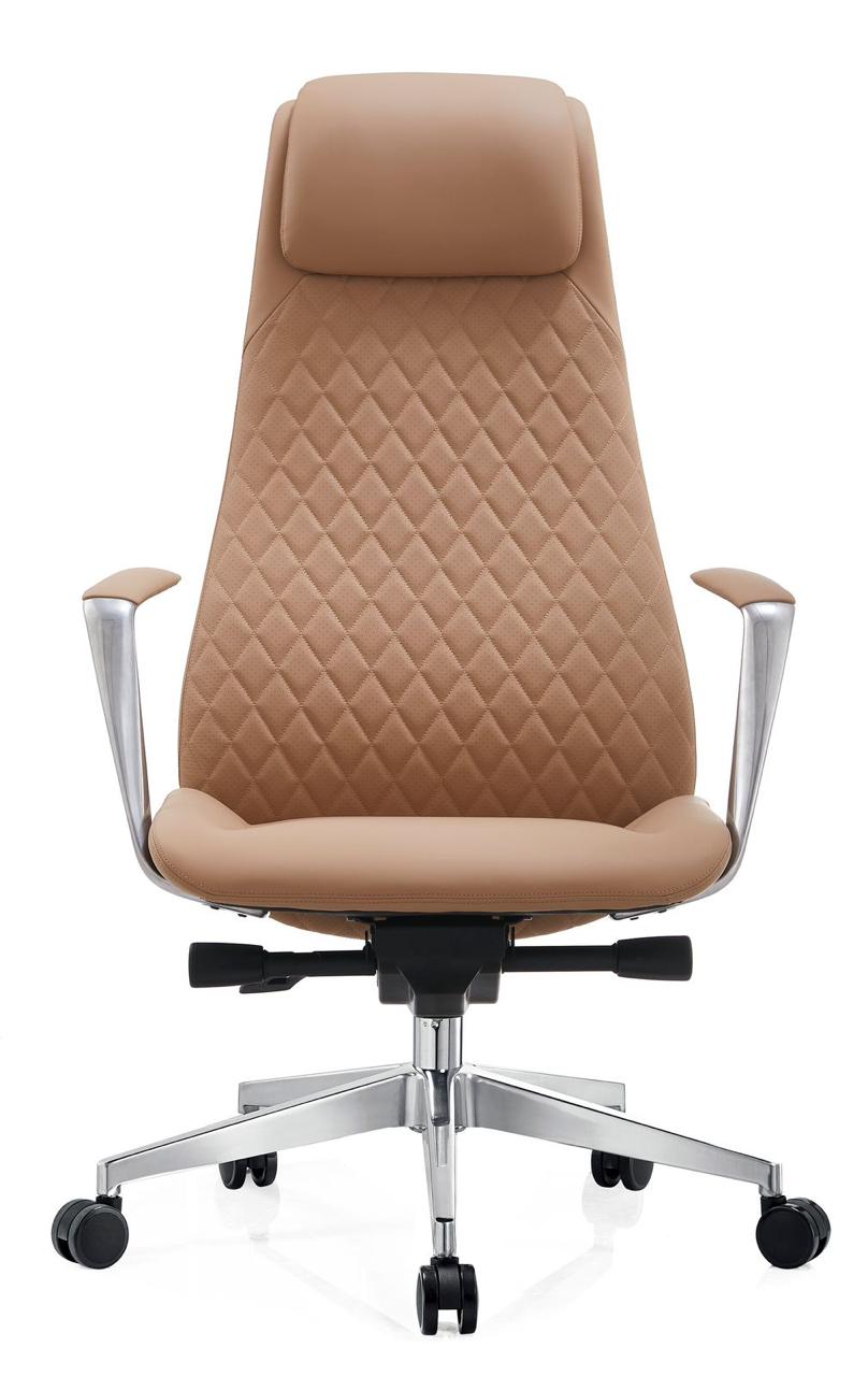 Crystal Luxury High-Back Chair [Beige]