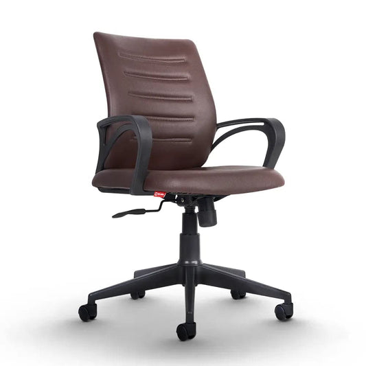 Desire C104 Mid-Back Leatherette Office Chair CellBell