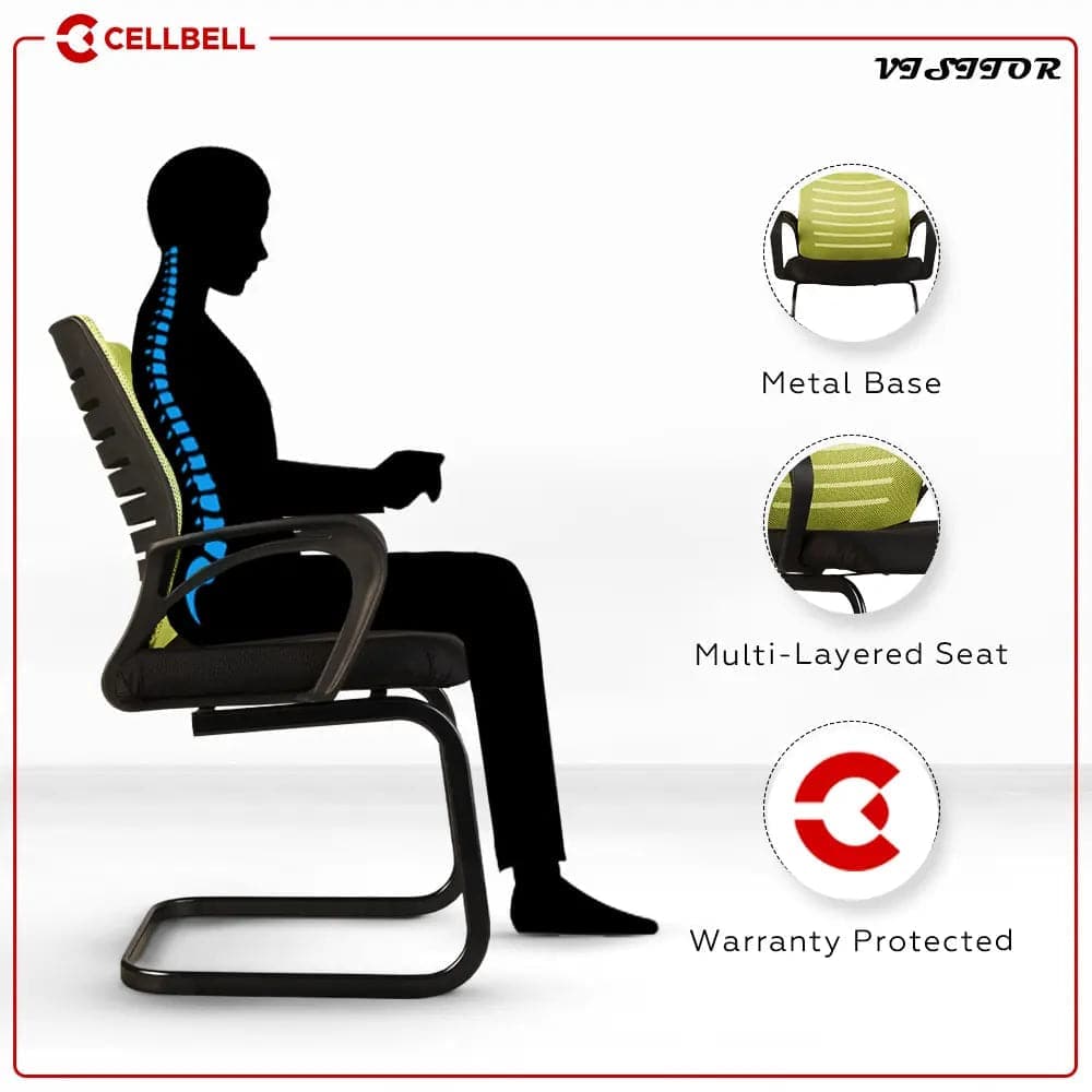Desire C104 Visitor Office Chair or Study Chair CellBell