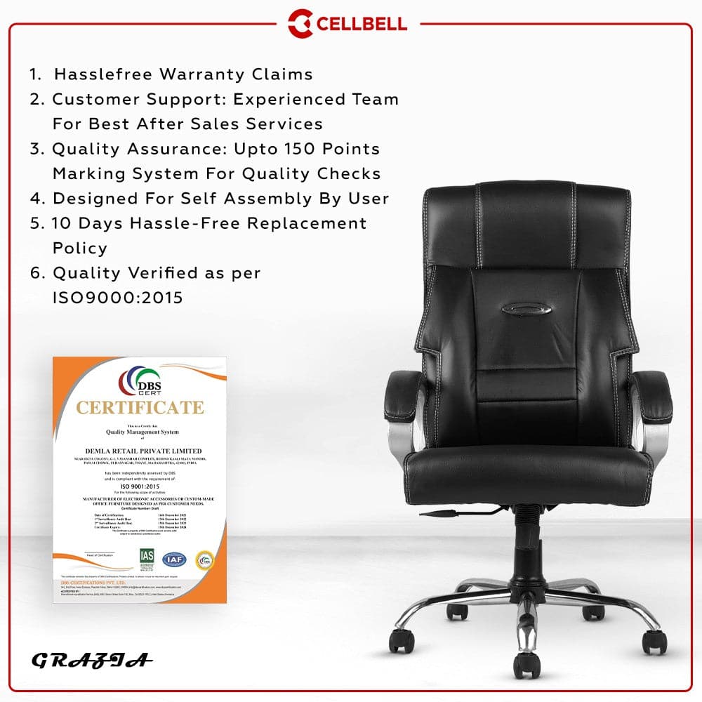 Grazia C57 Boss Chair | Cellbell Gaming Chairs & Office Chairs